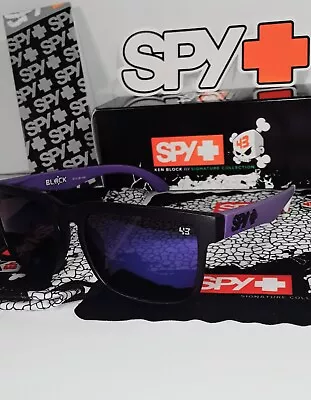 SPY Matte Black & Purple Sunglasses Ken Block Helm Spy+ Optics  • $21.99