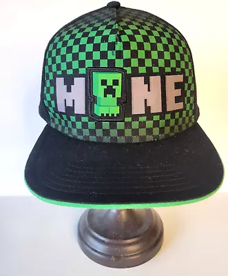 Minecraft Creeper Boys Youth Baseball Snapback Cap Hat Variegated Color • $7.95