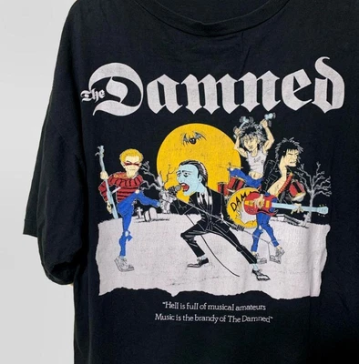 $7.99 • Buy Vintage The Damned Band T-shirt Cotton Tee Size S To 2345XL