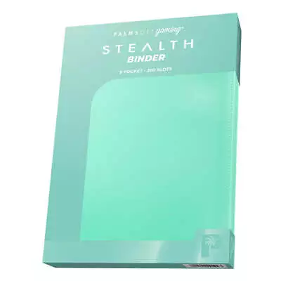 STEALTH 9 Pocket Zip Trading Card Binder - TURQUOISE • $39.94