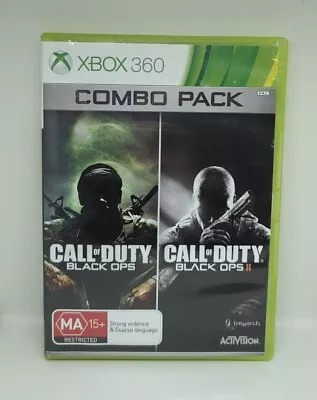 Xbox 360 - Call Of Duty Black Ops & Black Ops II (2) Combo Pack (PAL) - VGC • $53.95