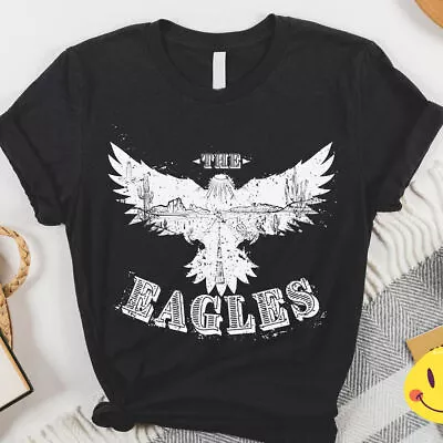 Vintage The Eagles Band T-Shirt For Men Women Birthday Gift All Size • $16.14