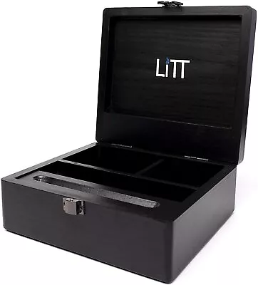 £26.99 • Buy LITT Stash Box - Wooden Accessory Storage Box For Discreet Accessory Storage