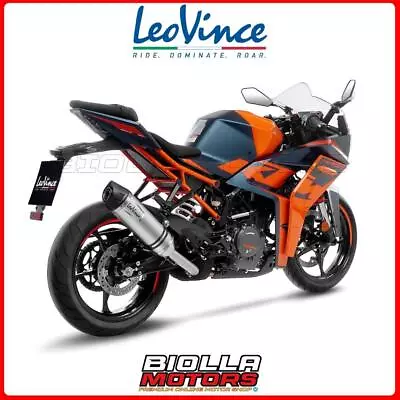 14415e Exhaust Leovince Ktm Rc 390 2023 - Lv One Evo Stainless Steel Euro 5 4t K • $457.95