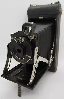 VINTAGE EASTMAN KODAK NO. 1A Pocket Kodak Junior Black Folding Camera KODO No. 1 • $26.99