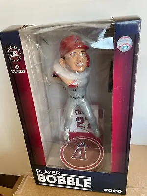 Mike Trout Los Angeles  Angels FOCO  Hero Series Bobblehead MLB Baseball NIB • $55