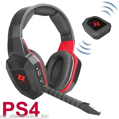 $65 • Buy Wireless Gaming Stereo Headset For PS4 Playstation 4 Game Sound Chat NEW 