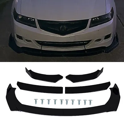 For Acura TSX Base Sedan 4-Door Front Bumper Lower Lip Splitter Spoiler Body Kit • $39.99