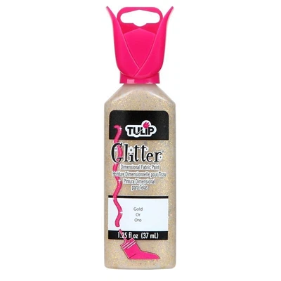 Tulip Glitter Gold Dimensional Fabric Paint - 1.25oz • £5.55