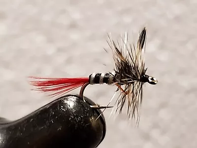 ( Fly-fishing-flies)** Red Tail Mosquito  ** 2 Flies ** Size 12   • $4.99