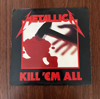 Metallica Kill Em All Megaforce Records Vinyl Silver Label MRI069 Original 1983 • $225