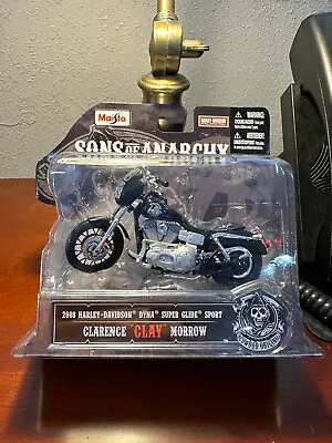 Maisto Sons Of Anarchy Clay Morrow- 2008 Harley Davidson Dyna Super Glide Sport • $30