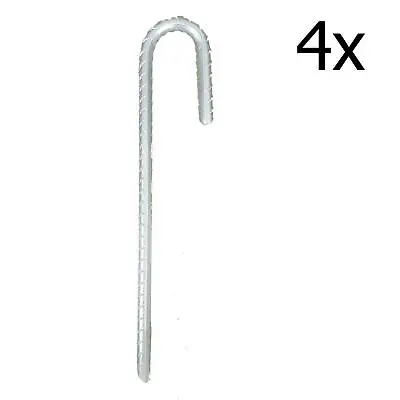 £8.99 • Buy 4 X H/D GROUND STAKES REBAR TENT PEGS 10mm X 30cm Bouncy Castle Gazebo Marquee 