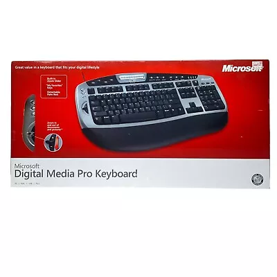 NEW Microsoft Digital Media Pro Model NO: 1031 BX1-00005 Wired Keyboard OPEN BOX • $89.99