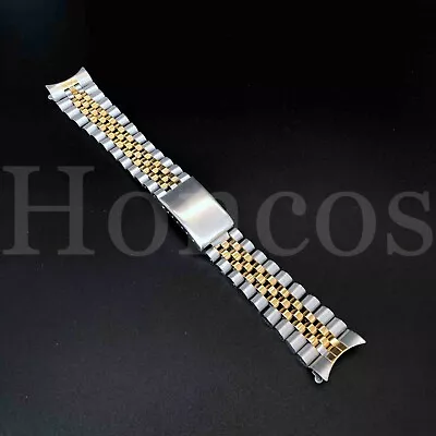 20MM President Jubilee Watch Band Bracelet Fits For Rolex Steel And Gold 2 Tones • $21.99