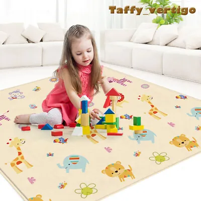 2Side Baby Play Mat Crawling Soft Blanket Folding Cartoon Waterproof Picnic Carp • £9.99