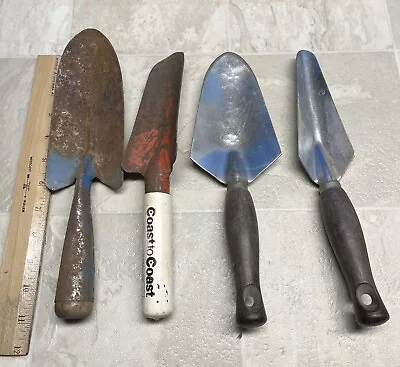 Vintage Lot Of Garden Hand Tools Spade Shovel Trowel Farmhouse Decor • $19.99