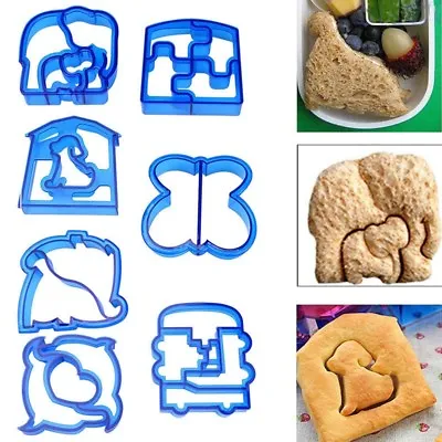 £3.19 • Buy Kids Lunch Sandwich Toast Cookies Mold Cake Bread Biscuit Food Cutter Mould YU