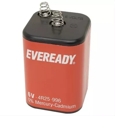 EVEREADY PJ996 6V Longlife Lantern Battery 4R25 New & Sealed  2nd Class Post  • £6.98