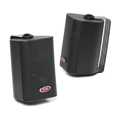 BOSS Audio Systems MR6B 6.5” 2 Way Marine Boat Speakers - 180 W Pair Full Range • $56.83