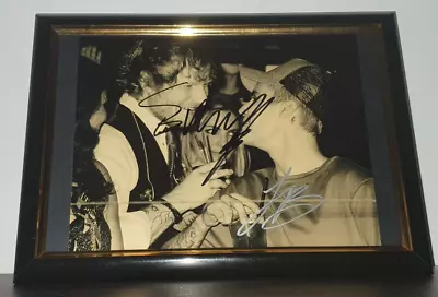 Ed Sheeran And Justin Bieber - Hand Signed With Coa - Framed - Autograph • $320