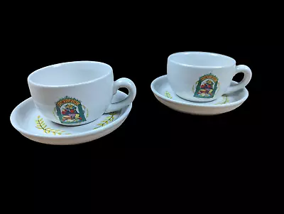 Vintage Himark Portofino 8 Piece Espresso Set Caffe Casa Cups & Saucers • $19.99