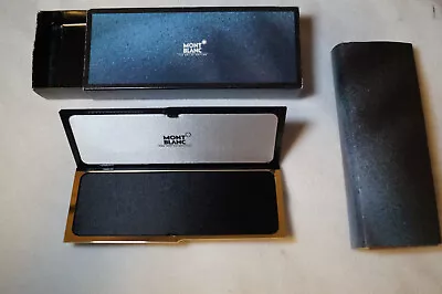 Late 1980's Early Montblanc Meisterstuck Presentation Pen Box Case EMPTY- NO PEN • $40