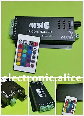 Music Remote Controller Sound Sensitive For LED 5050/3528 RGB Led Strip Light • $13.34