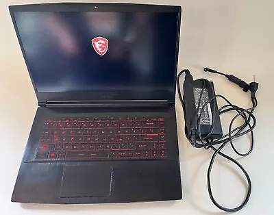 MSI GF65 Thin 15.6  (512GB I7 10th Gen. 2.6GHz 8GB) Gaming Laptop 10SDR-645 • $439.99