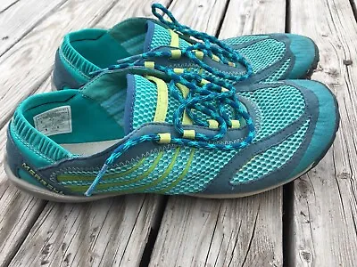 Merrell Pace Glove Caribbean Sea Barefoot Running Shoes Size 9 Women’s J89536 • $29.99