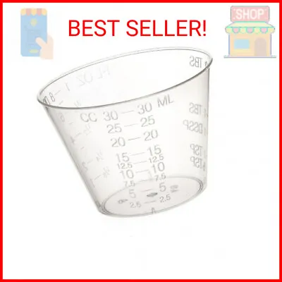 1 Oz Plastic Mixing Cups - Disposable Graduated Resin Cups (100 Pack) • $8.70
