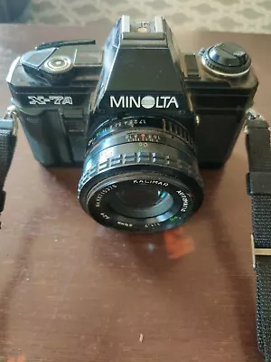 Minolta X-7A W Kalimar 50mm F1.7 Lens • $50.60