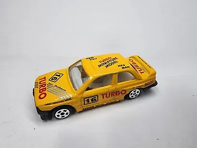 Unbranded BMW E30 M3 1:64 Diecast Car Yellow 2-Door Turbo Mr Robert Dunlop Car • $6.99