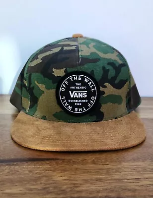 VANS- Off The Wall - CAMOFLAGE SNAPBACK CAP - Pre-Owned • $23