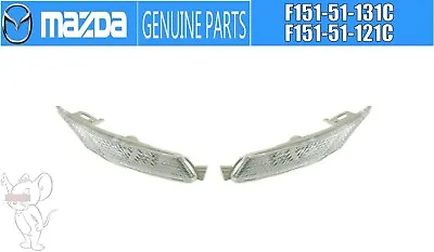 MAZDA Genuine RX-8 CLEAR CORNER SIDE MARKERS INDICATOR LIGHTS LH & RH Set OEM • $67.76