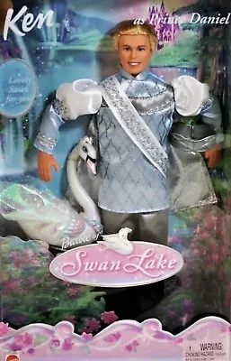 £87.03 • Buy Barbie Of Swan Lake Ken As Prince Daniel Doll With Lovely Swan 2003 Mattel B2768