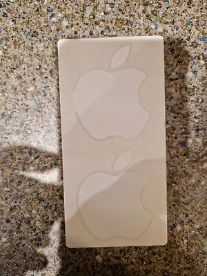 £1 • Buy NEW Official Genuine Apple Logo Stickers X2 - Unused - IPad IPhone IMac MacBook