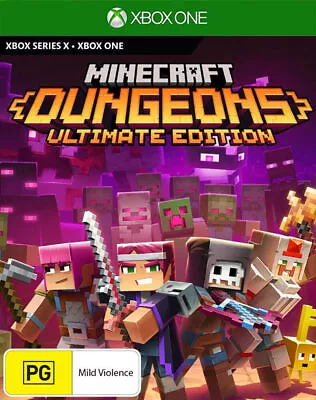 Minecraft Dungeons Ultimate Edition Xbox Series X Xbox One Brand New Sealed • $49