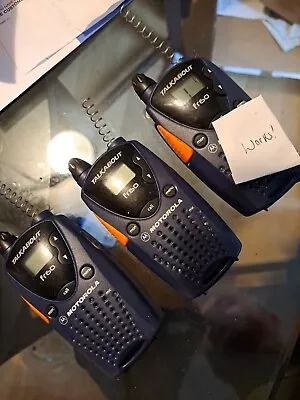 Set Of 3 Motorola Talkabout FR60 Two Way Radio Walkie Talkies - Tested Working  • $12.50