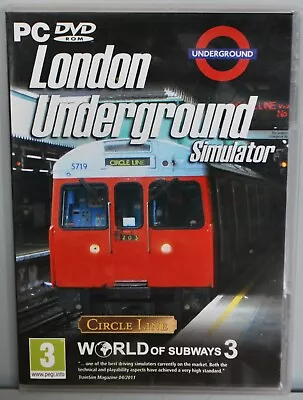 London Underground Simulator PC CD-Rom Game - VGC  • £5