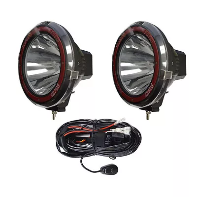 9 Inches 4x4 Off Road 6000K 55W Xenon HID Fog Lamp Light Spot (2pcs) W/RELAY • $134.99