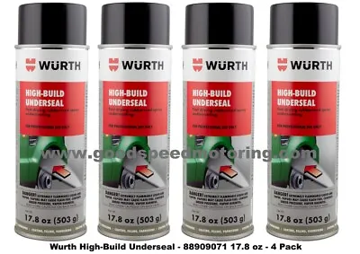 Wurth High-Build Underseal Aerosol - 88909071 - 4 Pack • $82.99