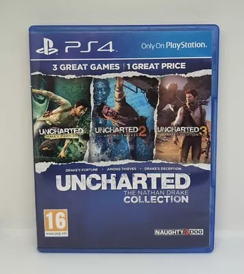 PS4 - Uncharted: The Nathan Drake Collection - CIB-  Guarantee - Free Post • $15.90