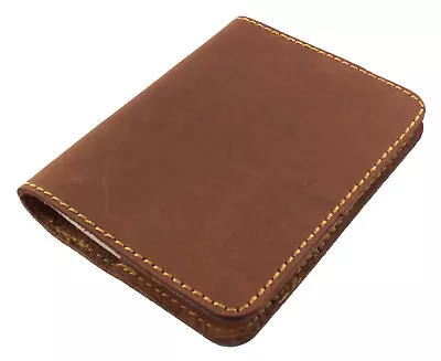 Pocket Notebook Refillable Leather Mini Composition Book Cover Notepad Handmade • $21.67