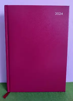 Sainsbury's Home Full Year 2024 Day To Page Diary Planner Desk Hardback Book • £5.99