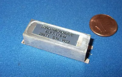 LORCH MICROWAVE 6LP7-176-M Oscillator FILTER Module TUNER NOS! • $28.95