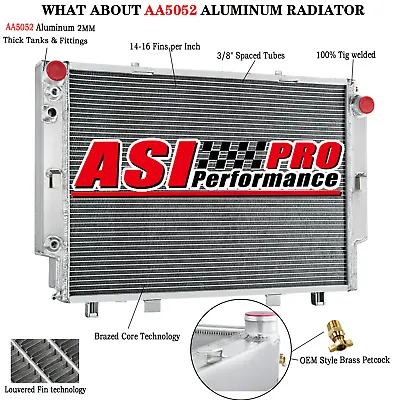 2Row Radiator For MERCEDES-BENZ SL CLASS W140 S 400 420 500 600 SEL 1991-1999 92 • $184.95