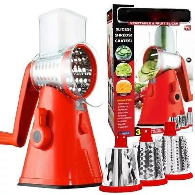 Vegetable Slicer Cheese Grater Potato Slicer Salad Chopper With Suction Base • $24.12