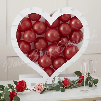 £4.85 • Buy Heart Balloon Mosaic Stand Frame Valentines Day Decorations Engagement Balloons