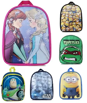 £4.99 • Buy Kids Boys Girls Novelty Character Backpack School Book Bag Rucksack Pencil Case